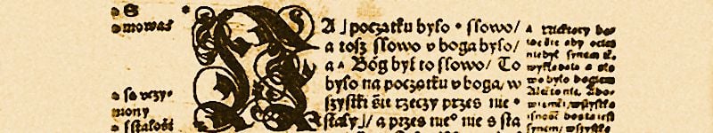 XVI-wieczne przekłady Ewangelii